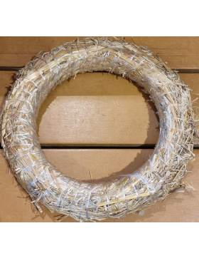 10 x Strohrömer ohne Vlies, 30 cm Strohkranz,...
