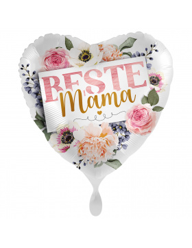 Beste Mama, Best Mom Folienballon 43cm