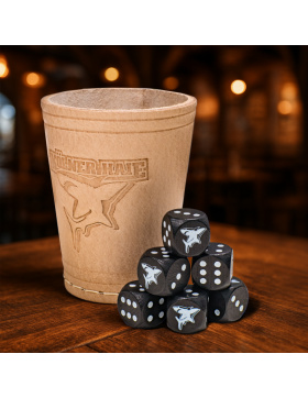 Kölner Haie Würfelbecher, KEC Fanartikel, Spieleabend Haie