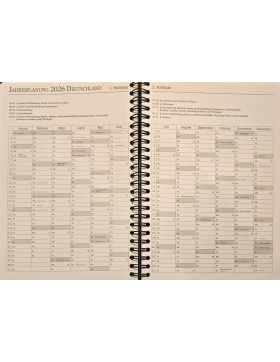 Kalender 2026 A5, Wochenplaner 2026, Ringbuch Kalender, Terminplaner A5 2026