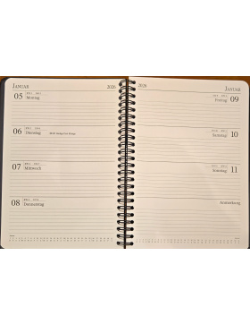 Kalender 2026 A5, Wochenplaner 2026, Ringbuch Kalender, Terminplaner A5 2026