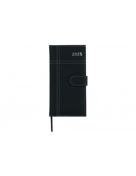 Taschenkalender 2026, Kalender Office 2026, Terminplaner Glattleder-Optik, Organizer 2026