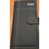 Taschenkalender 2026, Kalender Office 2026, Terminplaner Glattleder-Optik, Organizer 2026