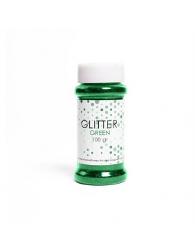 Glitter Grün 100 g, Feiner Deko Glitter für...