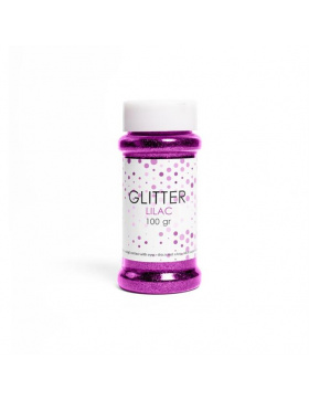 Glitter Lila 100 g, Feiner Deko Glitter für Basteln...