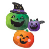 Fun & Spooky Kürbis Folien Ballon  Halloween Deko  Partydeko Heliumballon