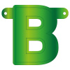 Banner-Girlande Buchstabe B Hellgrün