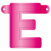 Banner-Girlande Buchstabe E Magenta