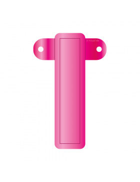 Banner-Girlande Buchstabe I Magenta