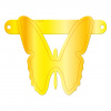 Banner-Girlande Schmetterling Gelb