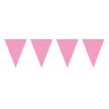 Mini-Wimpelkette Rosa - 3 Meter