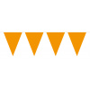 Mini-Wimpelkette Orange - 3 Meter