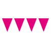 Mini-Wimpelkette Magenta - 3 Meter