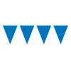 Mini-Wimpelkette Blau - 3 Meter