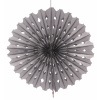 Wabenfächerdeko Silber - 45cm