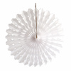 Wabenfächerdeko Weiß - 45cm