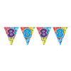 8. Geburtstag Mini-Wimpelkette Bunt - 3 Meter