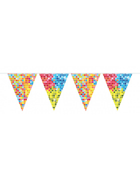 Mini-Wimpelkette Geburtstag neutral - 3 Meter