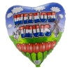 Willkommen zu Hause Herzballon - 45 cm
