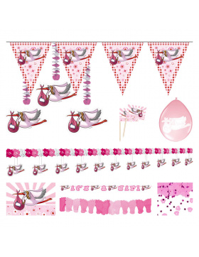 Partypaket Geburt Mädchen