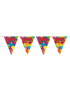 Hurra ich habe Geburtstag Girlande mit Ballons - 10 Meter
