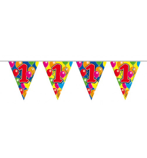 1. Geburtstag Girlande mit Ballons - 10 Meter