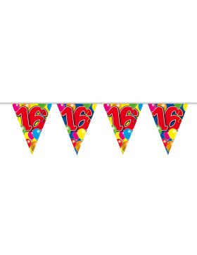 16. Geburtstag Girlande mit Ballons - 10 Meter