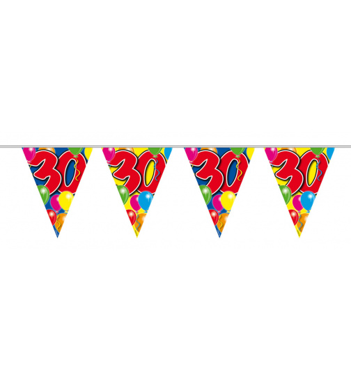30. Geburtstag Girlande mit Ballons - 10 Meter