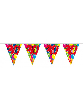30. Geburtstag Girlande mit Ballons - 10 Meter