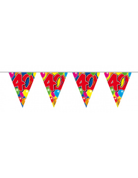 40. Geburtstag Girlande mit Ballons - 10 Meter