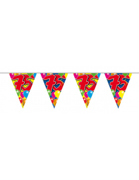 75. Geburtstag Girlande mit Ballons - 10 Meter