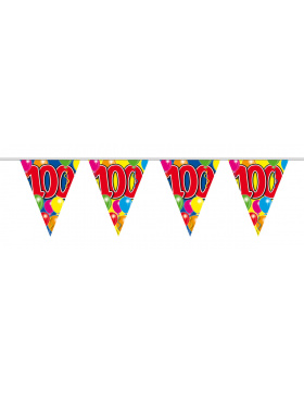 100. Geburtstag Girlande mit Ballons - 10 Meter