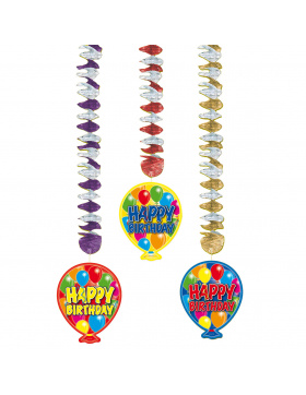 Hängedeko Ballons - 3 Stück