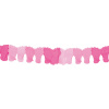 Geburtsgirlande rosa Babyfüße Mädchen - 6 Meter