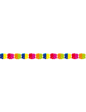 18. Geburtstag Papiergirlande  - 6 Meter