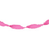 Girlande aus Krepppapier Rosa - 24 Meter