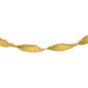 Girlande aus Krepppapier Gold - 24 Meter