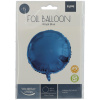 5x Folienballon Blau 45 cm Rund – Shiny Blue Heliumballons Party Deko Folie