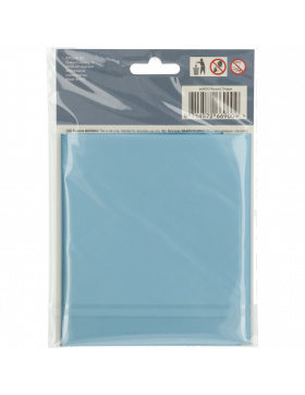 Folienballon Rund Pastell Blau 45cm, Matt 18inch Heliumballon Party Deko 5 Stück