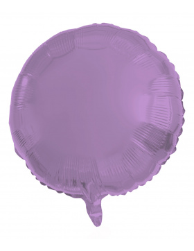 5 x Folienballon Rund Matt Purple 45cm 18"...