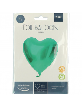 5x Folienballon Herzförmig – Metallic Matt...