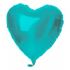 5x Folienballon Herz Pastell Mint 45cm Matt 18inch Heliumballons Party Deko
