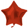 5x Folienballon Stern Matt Rot 45cm 18inch Heliumballons Party Deko