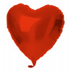 5x Folienballon Herz Matt Rot 45cm 18 inch Heliumballons Party Deko