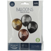 4x Latexballons Shimmer Happy Birthday Electrum 33cm  Party Deko Geburtstag