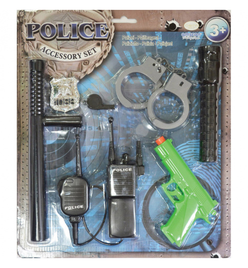 Polizei Kinder Rollenspielzubehör  Accessoire Set 3–6 Jahre