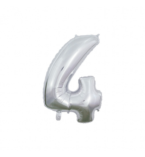 Foilballoon 26" No. 4 silver