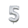 Foilballoon 26" No. 5 silver