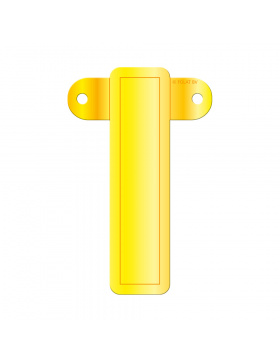 Banner-Girlande Buchstabe I Gelb