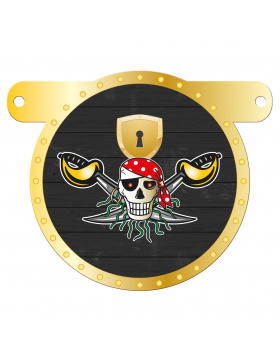 Roter Pirat Zwischenstück für Girlande